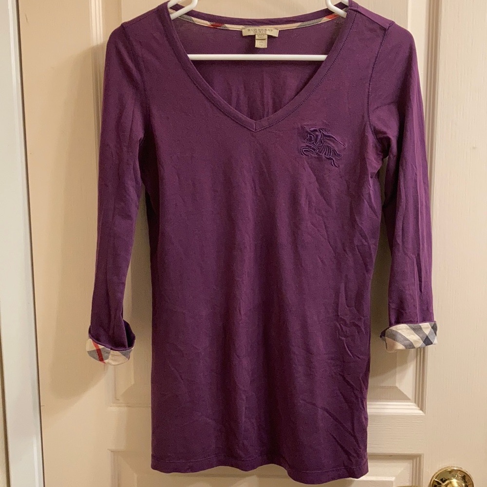 Burberry Brit 3/4 long sleeve tee